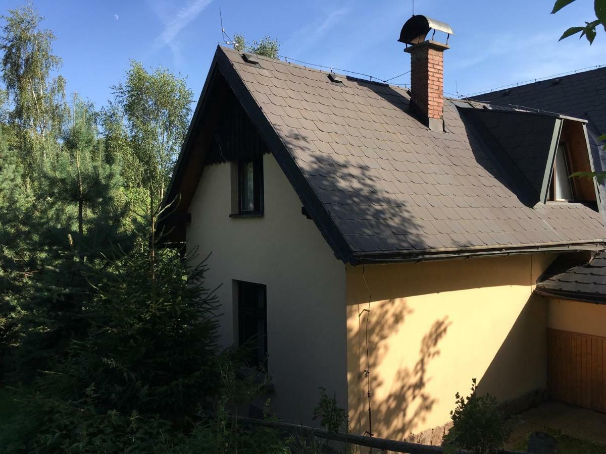 Samostatný mezonetový apartmán s dvěmi ložnicemi a vlastní krytou terasou a sdíleným bazénem Villa Rudník Exterior foto