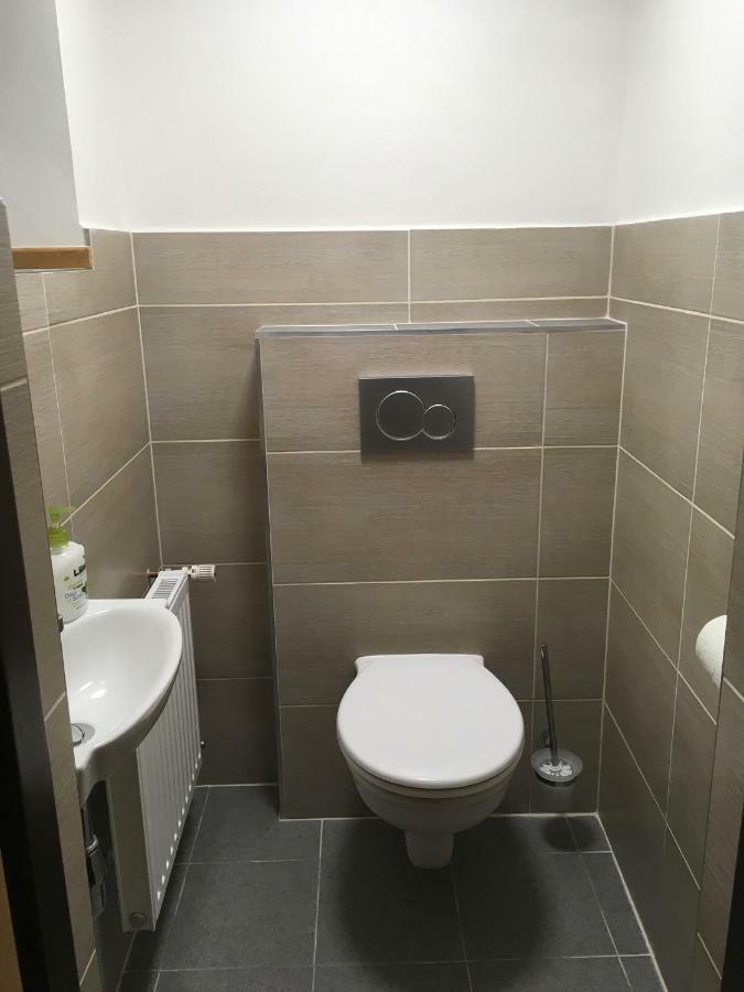Samostatný mezonetový apartmán s dvěmi ložnicemi a vlastní krytou terasou a sdíleným bazénem Rudník Exterior foto