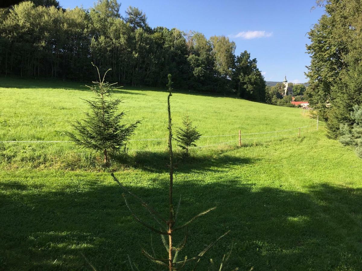 Samostatný mezonetový apartmán s dvěmi ložnicemi a vlastní krytou terasou a sdíleným bazénem Villa Rudník Exterior foto